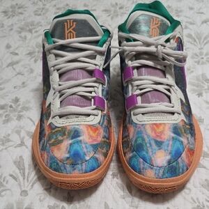 Nike Kyrie 8 Multicolor Sneakers with Orange Soles